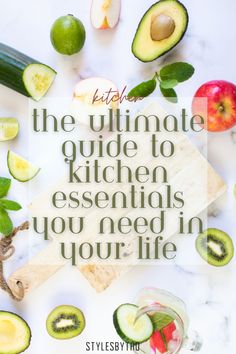 kitchen essentials must-haves Healthy Prepared Meals, Easy Healthy Meals, Kitchen Blenders, Must Have Kitchen Gadgets, Meal Preparation, Food Chopper, Healthy Fruits