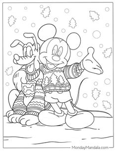 mickey and minnie mouse coloring pages for kids to print out on the wall or floor