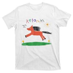 Shop Funny Ketamin Vintage Art Graphic Unicorn, available in many unique styles, sizes, and colors. Unicorn Print Graphic Tee With Crew Neck, Fun Short Sleeve T-shirt With Unicorn Print, Fun Unicorn Print Short Sleeve T-shirt, Unicorn Funny, Unicorn Shirt, Unicorn Tshirt, Unicorn Lover, Cute Unicorn, Unique Styles