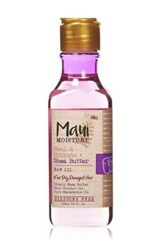 Maui Moisture Heal & Hydrate + Shea Butter Raw Oil, 4.2 Ounce Maui Moisture Hair Mask, Maui Haircare, Maui Hair Products, Shea Butter Conditioner, Tight Curly Hair, Skincare Stuff, Dream Products, Summer Room