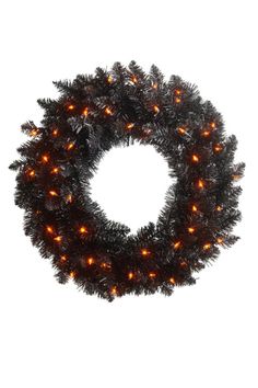 Made of PVCMeasures 24" D50 Orange LightsIncandescent LightsSteady OnFlame RetardantUL Certified Tinsel Wreath, Bella Bella, Turks And Caicos, Caicos Islands, Turks And Caicos Islands, Trinidad And Tobago, Wreath, Halloween, Orange