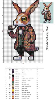 More cross stitch PDF patterns on our Boosty Unique Cross Stitch, Needlepoint Stitch, Small Cross Stitch, Animal Cross Stitch Patterns, Bunny Crafts, Hand Embroidery Pattern, Cross Stitch Patterns Free, Free Cross Stitch, Pdf Patterns