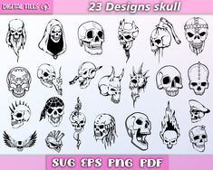 25 skull designs for the design files