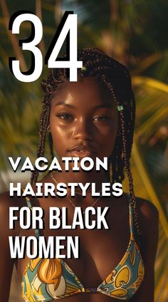 Stay chic and elegant with a Twisted Updo! Ideal for vacations, this style keeps your hair off your neck and out of the way while still looking effortlessly beautiful. Beach Braids, Braided Top Knots, Black Hair Updo Hairstyles, Quick Braided Hairstyles, Wedding Guest Hairstyles, Short Braids, Braids For Black Women