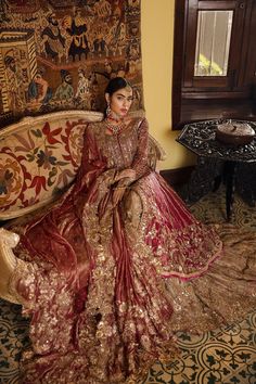 Pakistani Bridal Lehenga 2020 Red Bridal Lehenga Pakistani, Barat Dresses, Pakistani Bridal Dresses Online, Bridal Lehenga Pakistani, Pakistani Bridal Couture, Desi Things, Pakistani Traditional, Pakistani Bridal Dress, Asian Bridal Dresses