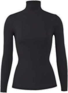 Layered Turtleneck, Onyx Color, Onyx Colour, Turtleneck Top, Wardrobe Basics, Turtle Neck Top, Base Layer, Second Skin, Onyx