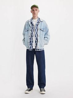 Levi's Relaxed Fit Jeans For Streetwear, Levi's Casual Relaxed Fit Jeans, Oversized Rigid Denim Casual Jeans, Oversized Casual Rigid Denim Jeans, Levi's Casual Straight Hem Jeans, Levi's Casual Jeans With Straight Hem, Levi's Straight Hem Jeans For Streetwear, Levi's Jeans With Straight Hem For Streetwear, 90s Style Relaxed Fit Jeans For Fall