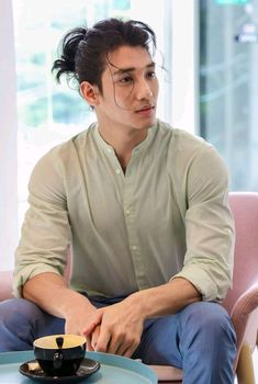 Paing Thakon, Logan Lee, Paing Takhon, Handsome Asian Men, Face Reference, Hair Reference, Long Hair Styles Men