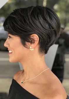 Shoulder Length Layered Hair, Chin Length Cuts, New Hair Trends, Curly Pixie Cuts, Fresh Starts, Short Brown Hair, Blonde Pixie Haircut, The Friday, Shoulder Length Hair Cuts