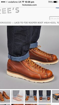 Thorogood Roofer Boot Thorogood Boots Outfit, Red Wings Boots, Loafers Summer, Thorogood Boots, Monkey Boots, Boots Men Outfit, Timeless Boots, Best Boots, Moc Toe Boots