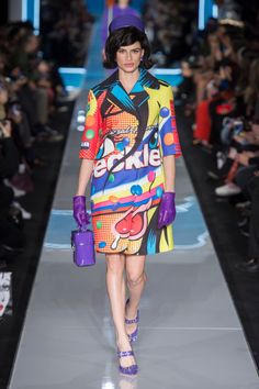 Pop Art Fashion, Fashion Week 2018, Candy Theme, Vogue Magazine, Runway Show, Fall 2018, Milan Fashion Week