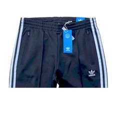 Brand New With Tags . Slim Fit “Adidas Original” Sst Pants Color: Black/ White Fitted Pants With Three Stripes For Spring, Fitted Three Stripes Pants For Spring, Casual Fitted Pants With Three Stripes, Casual Fitted Bottoms With Three Stripes, Black Adidas Sportswear Pants, Adidas Black Sportswear Sweatpants, Adidas Slim-fit Workout Pants, Adidas Logo Black Jogging Pants, Adidas Sportswear Pants With Moisture-wicking