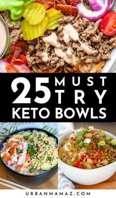 the 25 must try keto bowls recipe