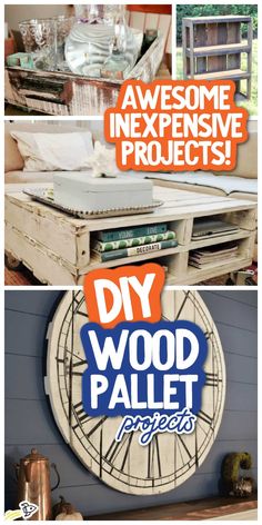 the diy wood pallet project is easy to make