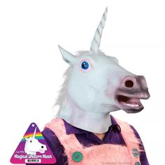 Are you a secret unicorn? We've found that many people, especially our customers, are secretly unicorns in their hearts. This mask lets you be the unicorn you know you are! Unicorn Costume, Costume Mask, Magical Unicorn, The Unicorn, Many People, Target, Mask, Drive