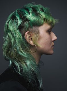 Infringe Magazine, Punk Haircut, Monochrome Makeup Look, Mullet Haircut, Hair Reference, Grunge Hair, Aesthetic Hair