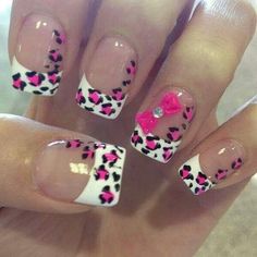 50 Cheetah Nail Designs | Cuded Light Pink Nail Designs, Cheetah Nail Designs, Cheetah Print Nails, Bow Nail Art, Filmy Vintage, Cheetah Nails, Light Pink Nails, Leopard Print Nails, Gel Set