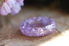 Lavender Resin Ring Purple Stacking Ring Faceted Ring | Etsy Lavender Ring Perfect For Gifting, Lavender Rings For Gifts, Adjustable Lavender Amethyst Ring As A Gift, Purple Crystal Ring As A Gift, Adjustable Lavender Amethyst Ring Gift, Purple Round Crystal Ring Gift, Lavender Crystal Ring Gift, Handmade Purple Crystal Ring Gift, Rings For Women Unique