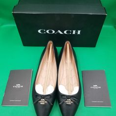 Nib Coach Womens Flat Shoes 6.5us Annabel Leather Balle C2911. See Photos For Details Of The Item. New And Never Used Shoes. Flat Leather Court Shoes For Office, Flat Court Shoes For Business, Formal Flat Court Shoes With Branded Insole, Classic Flat Leather Court Shoes, Flat Leather Heels For Business, Flat Leather Court Shoes With Removable Insole, Leather Flat Court Shoes For Evening, Leather Flat Heels For Work, Flat Leather Heels For Work