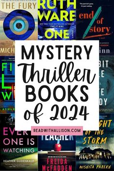 a collage of books with the words mystery thirteen books of 2094