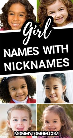 Looking for girl names with cute and memorable nicknames? Discover our list of names that are popular and have adorable alternatives! Check out these handpicked names and find the perfect match for your little one. Click through for the full list on Mommy to Mom! Girl Names With Nicknames, Love Nicknames, Best Girl Names, Names With Nicknames, Exotic Baby Names, Nicknames For Girls