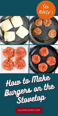 how to make burgers on the stovetop