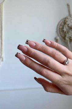 Nails Inspired 2024, Nails Inspiration 2024, Nails 2024 French, Beige French Nails, Trendy Nails 2024, Pantera Nails, Simple Long Nails, Trendy Long Nails, Natur Nails