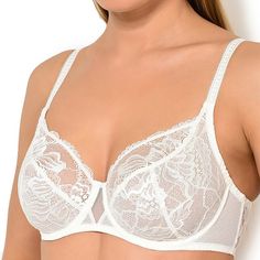 Beauty and comfort come together to create the most incredible bra. Style# 12H322 Style: Full Cup Underwired Lace Bra Fabric: 65% Polyamide, 20% Polyester, 15% Elastane Design: Semi-sheer, French Leavers lace 3-part cup lined with tulle. U-shaped ballet back lined with tulle offers superior support with a flattering, rounded shape. Fully adjustable, stay-in-place straps. Fit and Tips: Three part bra gives a rounded shape. Fits true to size. So comfortable, you'll want to leave it on all night! Credit Note, Simone Perele, How To Measure Yourself, Full Cup Bra, Bra Style, Cup Bra, Come Together, Lace Bra, Bra Sizes