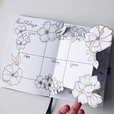 Bujo Birthday Tracker, Bujo Calendar, Journal 2025, Journal Drawings, Bullet Journal Work, March Bullet Journal