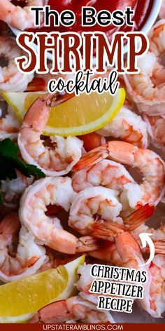 The Best Shrimp Cocktail Shrimp Cocktail Skewers, Holiday Shrimp Appetizers, Christmas Appetizers Shrimp, Christmas Shrimp Recipes, Christmas Shrimp Appetizers, Shrimp Appetizers For Party, Shrimp Cocktail Display, Christmas Shrimp, Shrimp Cocktail Appetizers