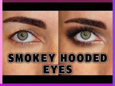 Smokey Eye With Hooded Eyes, How To Do A Smoky Eye For Hooded Eyes, Brown Eyes Makeup Hooded, Hooded Lid Bridal Makeup, How To Do A Smokey Eye On Hooded Eyes, Hooded Smokey Eye Tutorials, Hooded Eyelid Makeup Looks, Rock Makeup Looks Hooded Eyes