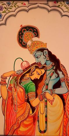 Rajasthani Art, Mughal Art Paintings, God Artwork, Goddess Artwork