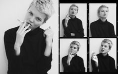 Portrait | Merethe Hopland by Sam Hessamian Haircut Tutorials, The Jesus And Mary Chain, Jesus And Mary Chain, Intimate Portrait, Jean Seberg, Jesus And Mary, Hairstyle Short, Portrait Series, Cool Short Hairstyles