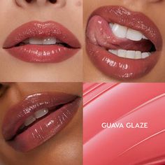 Guava Glaze So Juicy Plumping Gloss Balm with Peptides Guava Glaze, Product Wishlist, Pink Gloss, Lip Combos, Plump Lips, Budget Beauty, Lip Combo, Makeup Product