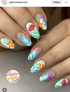 Summer Nails Coffin, Short Nail Manicure, Summer Nail Colors, Hippie Nails, Modern Nails, Glamour Nails, Basic Nails, Colorful Nail Designs, Most Satisfying