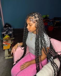 Senegalese Twist Hairstyles, Twist Box Braids, Big Box Braids Hairstyles, Edges Hair, Senegalese Twist, Pretty Hair Color, Girls Hairstyles Braids