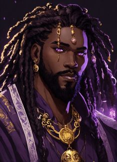 Male Witch Oc, African Witch, Black Wizard, Male Witch, Witch Coven, Heroic Fantasy, Arte Van Gogh, Afrocentric Art, Black Characters