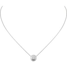 Cartier - Cartier d'Amour necklace - Necklace Woman White gold/Diamond - Cartier d'Amour necklace, 18K white gold (750/1000), set with a brilliant-cut diamond available in 0.18 to 0.29 carats, 0.50 to 0.59 carats and 1.00 to 1.15 carats, and set with brilliant-cut pavé diamonds. Please note that the carat weight, number of stones and product dimensions will vary based on the size of the creation you order. For detailed information please contact us. Necklace Cartier, Trinity Bracelet, Necklace Woman, Diamond Jewelry Necklace, White Gold Set, Gold Set, Brilliant Cut Diamond, 18k Rose Gold, Pave Diamonds