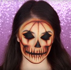 Horror Smink, Carve A Pumpkin, Fantasy Make-up, Pumpkin For Halloween, Halloween Make-up Looks, Halloweenský Makeup, Holloween Makeup, Cute Halloween Makeup, Cool Halloween Makeup