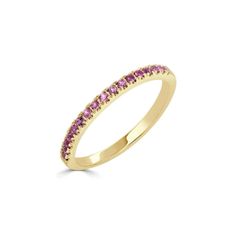 14K Yellow Gold 0.29 Total Pink Tourmaline Carat Weight Stone Count: 19 Round Pink Tourmaline Stones Halfway Band Stock Size: 7 Other sizes are made to order, which may reflect pricing. Please contact us for sizing and additional information here. Formal Gold Sapphire Ring With Pink Sapphire, Formal Pink Sapphire Ring In Yellow Gold, Classic Pink Sapphire Ring For Formal Occasions, Formal Yellow Gold Pink Sapphire Ring, Classic Pink Sapphire Ring With Vvs Clarity, Elegant Pink Ruby Half Eternity Ring, Elegant Pink Sapphire Ring With Half Eternity, Classic Pink Half Eternity Jewelry, Formal Pink Gold Sapphire Ring