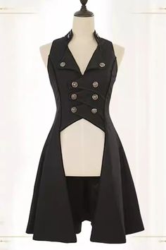 Process Time: Could be shipped out in 3-5 working days. Fabric: Polyester Color: Black Sleeve Length: Sleeveless Style: Vintage, Elegant, Prince Include: Vest Vest Ideas, Night Song, Time Clothes, Dress Vest, Moonlit Night, Clothing Design Sketches, Medieval Clothing, Fashion Suits For Men, Vest Coat