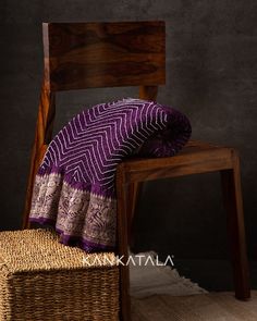 India is a land of fascinating handlooms emerging from various states and each handloom technique has its own unique and distinct identity. Blends by Kankatala is our attempt to celebrate this diversity harmoniously. The amalgamation of two unique handloom techniques blends into a six-yard wonder to form an uncommon phenomenon. #bandhani #bandhanisaree #kanchipuram #kanchipuramsaree #kanchibandhani #silk #saree #kankatala #kankatalasarees Purple Bandhani Saree, Indian Clothes Women, Blue Sarees, Coconut Burfi, Ayush Kejriwal, Designer Sarees Wedding, Saree Wearing Styles, Marriage Dress