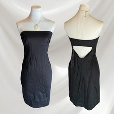 Ralph Lauren | Nwt Y2k Mini Tube Dress Deadstock New Black Sleeveless Strapless Dress. Minimalist Classic Style. Keyhole In The Back. Retail $79. Pair W/ Tights And Boots This Fall! Homecoming, Wedding Guest, Formal Events Etc. Message Me For Bundle Discounts Size 6 Tag. Fits Xs. Flat Lay: Pit To Pit: 15.5 Inches Length: 29 Inches - Pit Down Waist: 12.5 Inches In Good Condition, No Major Flaws. From My Collection! Check The Hashtag For More Like This #Ggdress R15 Punk Emo Goth Plain Closet Stapl Mini Tube Dress, 90s Dress, Tights And Boots, Ralph Lauren Womens, Black Sleeveless, Tube Dress, Formal Event, New Black, Strapless Dress