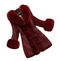 Women's Winter Faux Rabbit Fur Fox Fur Collar Coats Overcoat Warm Fashion Jacket   Colors:Dark Green,Black,Wine Red,White Size:S-4XL Material:Faux Fur   Note As different computers display colors differently, the color of the actual item may vary slightly from the above images.We can not guarantee 100% the customers can fit because of the individual size.We appreciate your understanding Dear customer, welcome to my store, if you have any questions during the shopping process, please feel free to Fur Collar Coat, Outwear Coat, Collared Coat, Dolce E Gabbana, What’s Going On, Rabbit Fur, Mode Vintage, Dream Clothes, Fox Fur