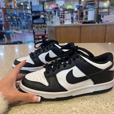 Only Wore Once Perfect Condition Pandas Shoes, Dunks Panda, Panda Shoes, Low Dunks, Shoes Nike, Nike Black, Black Nikes, Womens Shoes Sneakers, Dream Closet