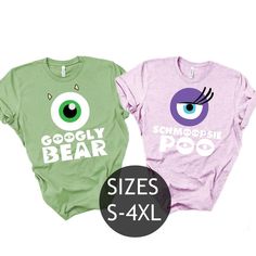 Monsters Inc Shirt Googly Bear Shirt Disney plus size | Etsy Monsters Inc Shirt, Disney Couple, Party Cartoon, North Miami Beach, Monsters Inc, Couple Shirts, Halloween Party, Valentines, Halloween