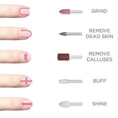 Manicure Tutorials, Diy Pedicure, Business Nails, Acrylic Nails At Home, Home Nail Salon, Nail Drill Bits, Gel Nails At Home, Nail Techniques, Pedicure At Home