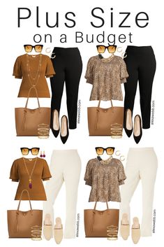 Plus Size On A Budget, Summer Business Casual, Plus Size Business, Alexa Webb, Casual Outfits Plus Size