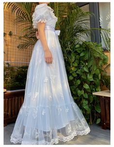 Empire Waist Dress Bridgerton, Titanic Inspired Dress, Brigdeton Dresses, Dresses From Bridgeton, Everyday Princess Dress, Modest Princess Dresses, Regency Dress Blue, Fancy Vintage Dresses, Bridgerton Dresses Inspired Party