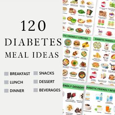 Are you seeking diabetic meal ideas to assist in managing your or a loved one's meal planning? Your search ends here! Our Diabetes Meal Ideas offers 120 suggestions for breakfast, lunch, dinner, snacks, and beverages, serving as a valuable resource for making informed dietary decisions and help with your diabetic meal planning. Discover a wealth of diabetic meal ideas in our comprehensive Diabetes Food Guide. Tailored for individuals managing type 2 diabetes, this guide features a curated diabet Prediabetic Meal Plan Ideas, Low Carb Food List, Snacks List, Food Chart, Dinner Snacks, Low Carb Meal Plan, 7 Day Meal Plan, Food Charts